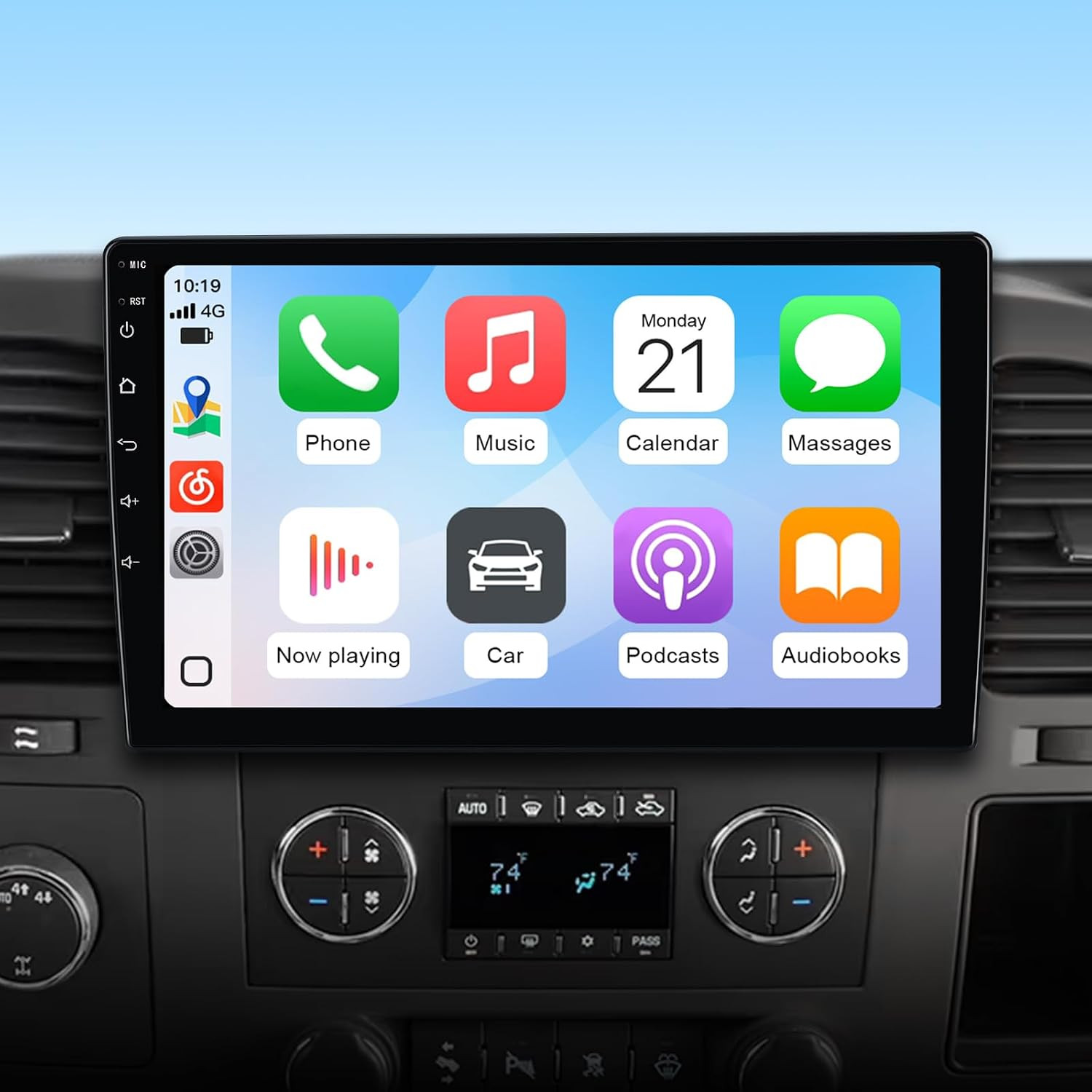 4Core 64GB ROM Car Radio Stereo for Chevy Chevrolet Silverado 2007-2013 Tahoe Eq