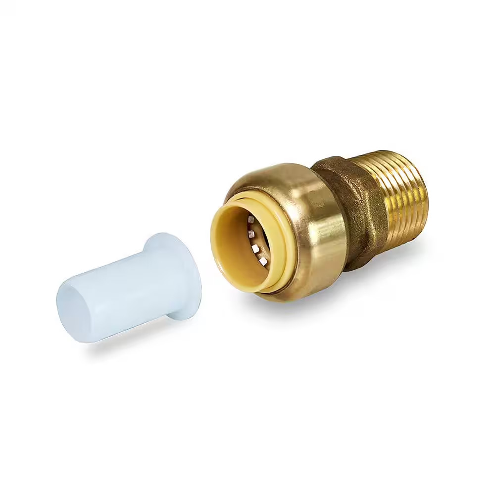 1/2 In. Push to Connect Push X Male Adapter, for PEX, Copper and CPVC Piping