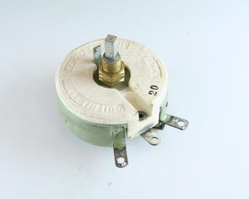 RR20-50W-3/8X1/2 WARD-LEONARD potentiometer 20 Ohm, 50W RHEOSTAT 50 Watt