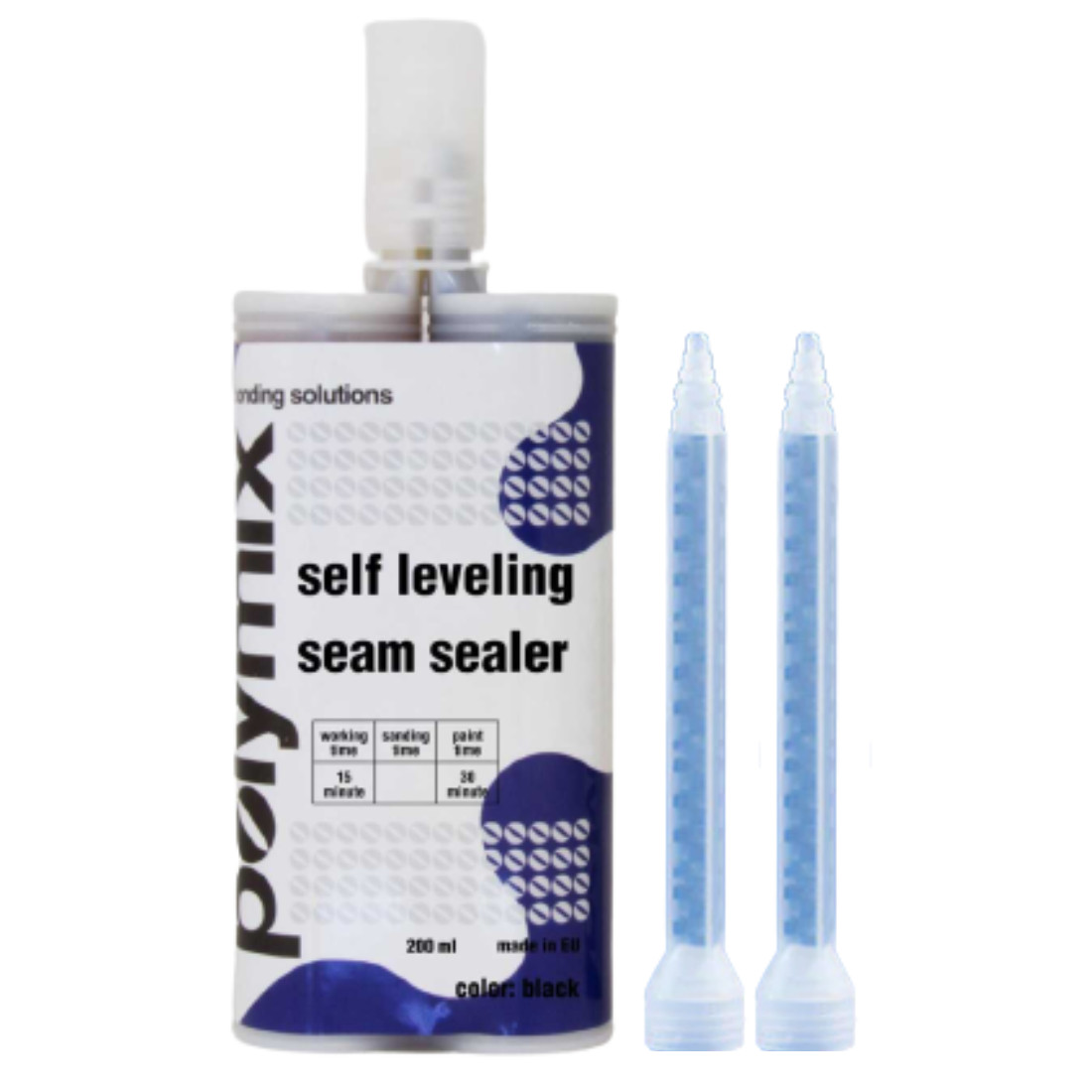 Polymix Self Leveling Automotive Seam Sealer Cartridge 200ml Color Beige