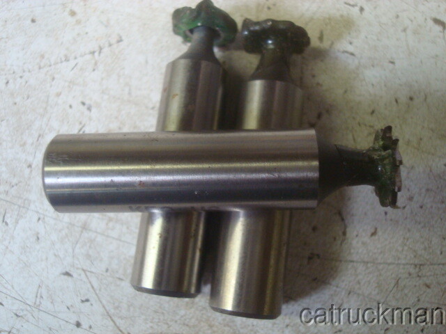 3 Fresh KEO 304 Slotting Cutters Trimmed to .050″ Thk w/ Radial Tipped Teeth
