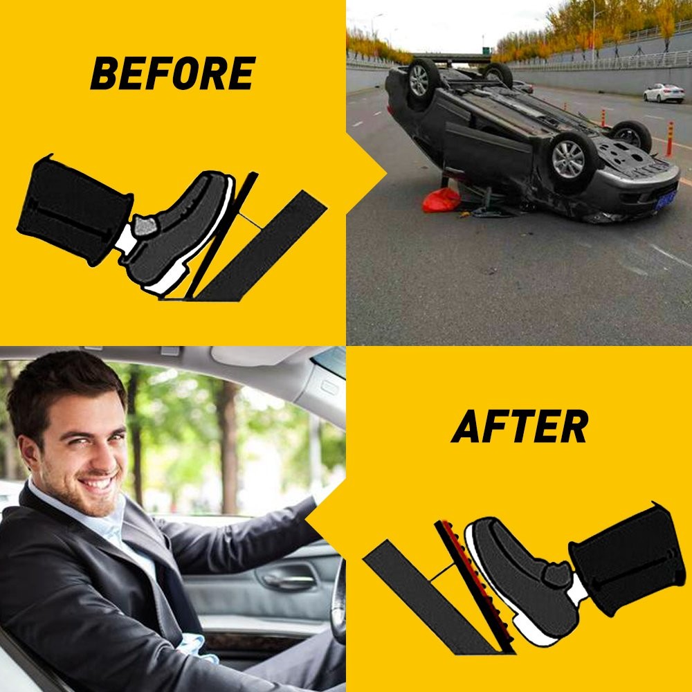 Universal Non-Slip Automatic Gas Brake Foot Pedal Pad Cover Car Accessories