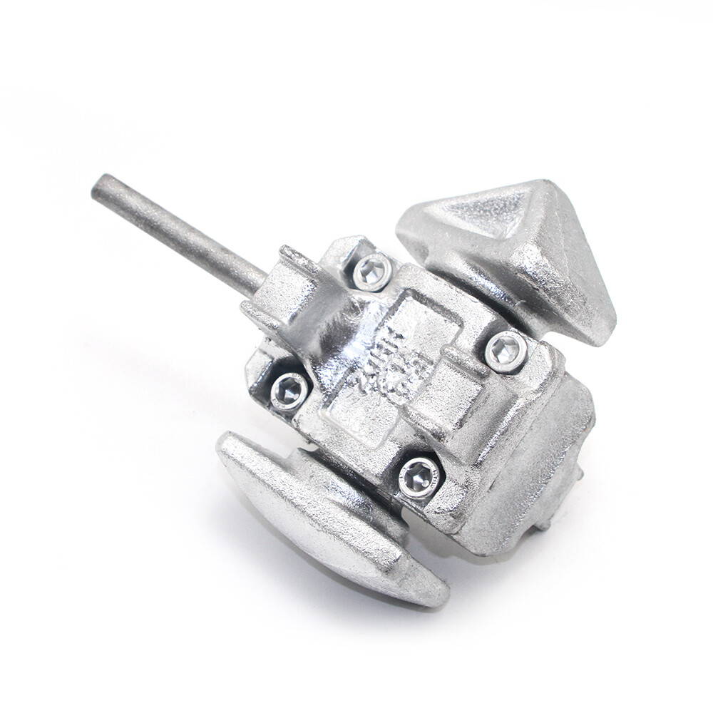 4 Pcs 20′ 40 Sea Rail Shipping Container Manual Twist Lock Handlocking Casting