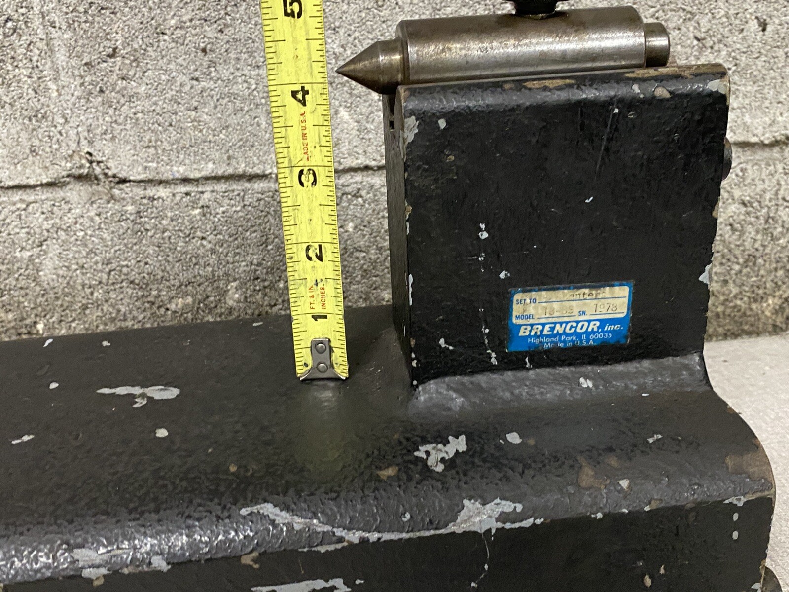 Brencor Precision Bench Center Horizontal Vertical 4” On Center