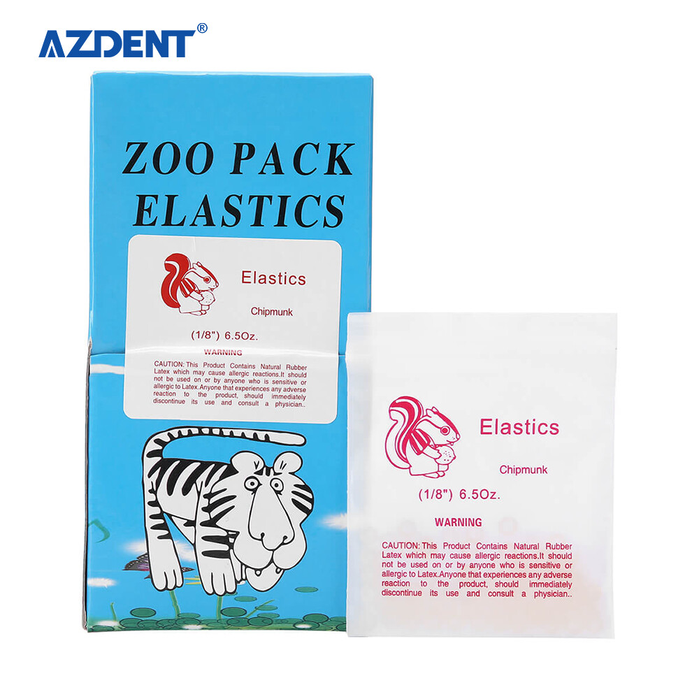 5000pcs Orthodontic Dental Elastics Band Animal images Fox Rabbit Squirrel