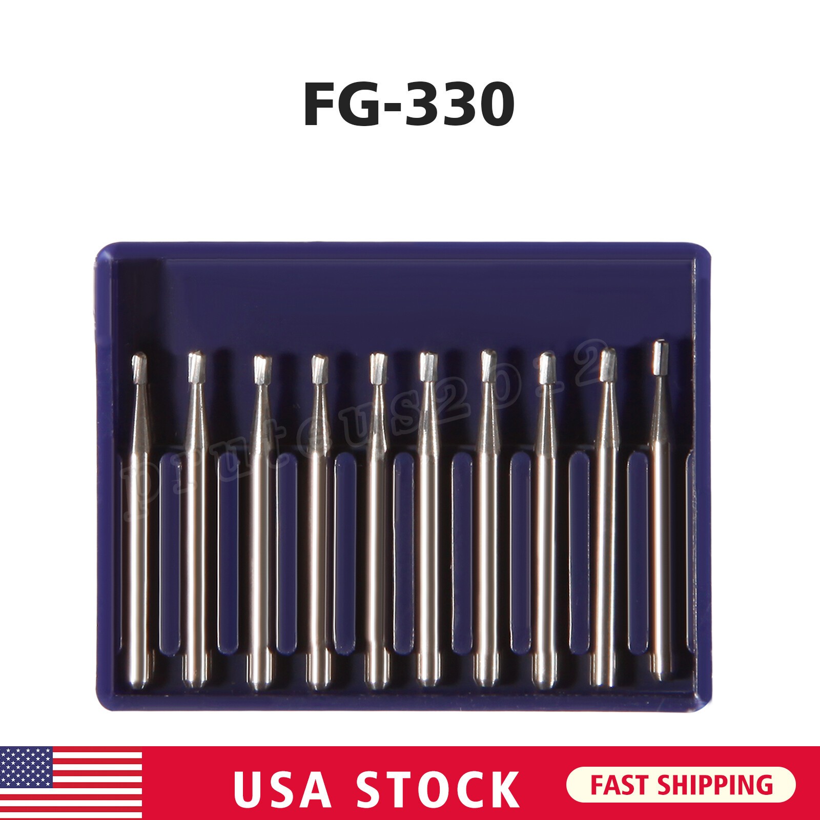 10-100pcs Dental Round Tungsten Carbide FG Bur For High Speed Handpiece
