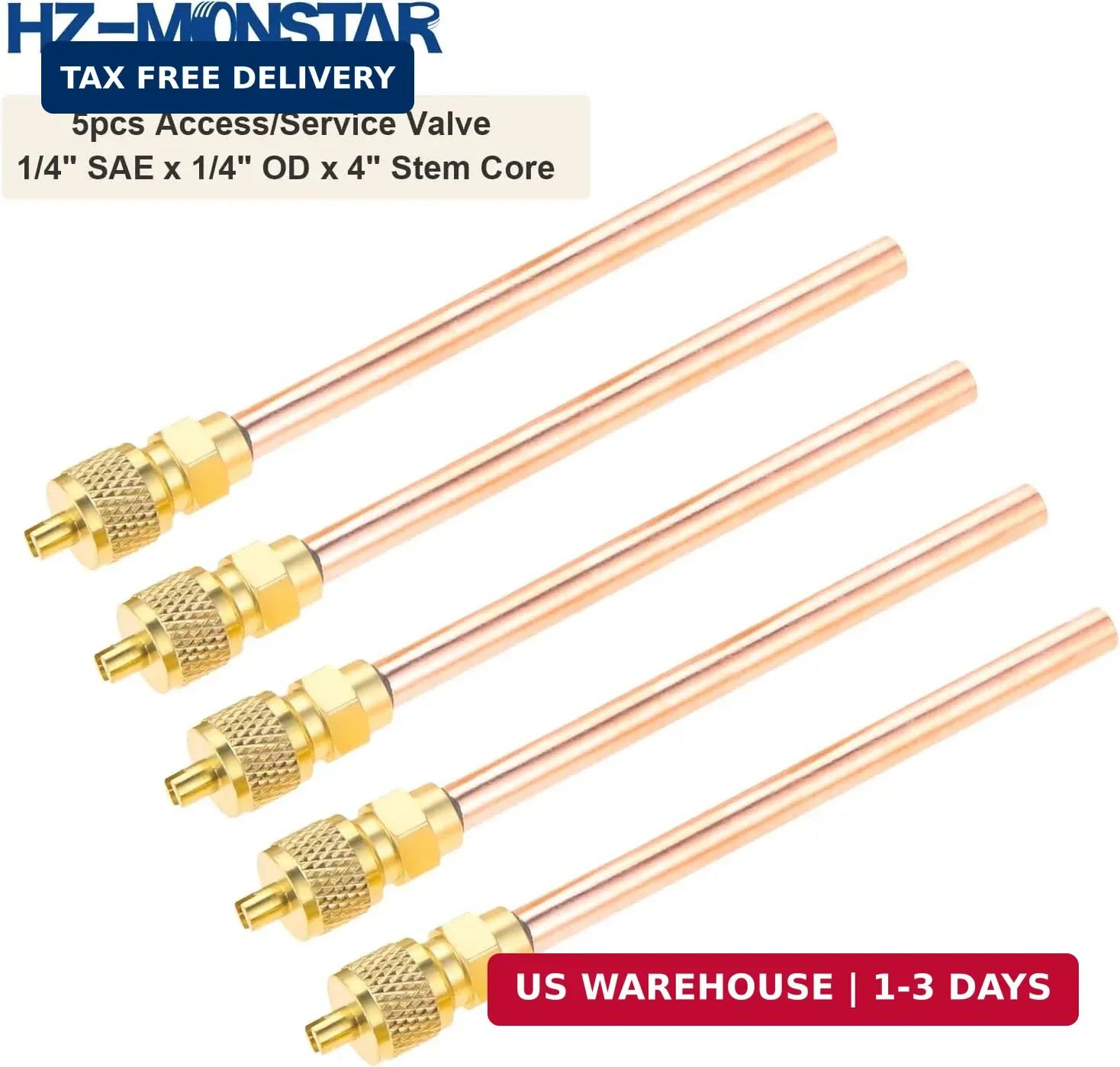 Piercing Valve Kit, 4 Packs BPV-31 Refrigerator Tap Valve, 5Pcs Access/Service V