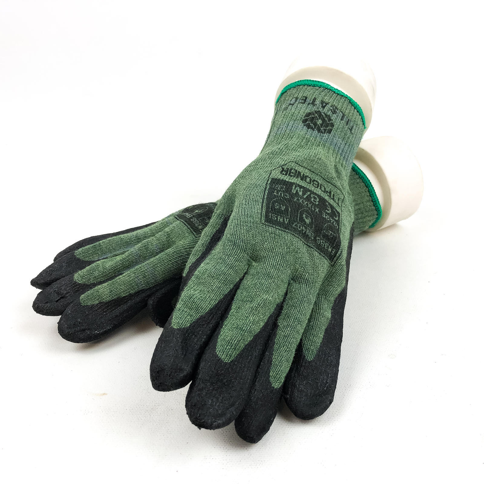 6 Pair Palm Coated Work Gloves Foam Nitrile Medium A5 Knit Tilsatec TTP060NBR