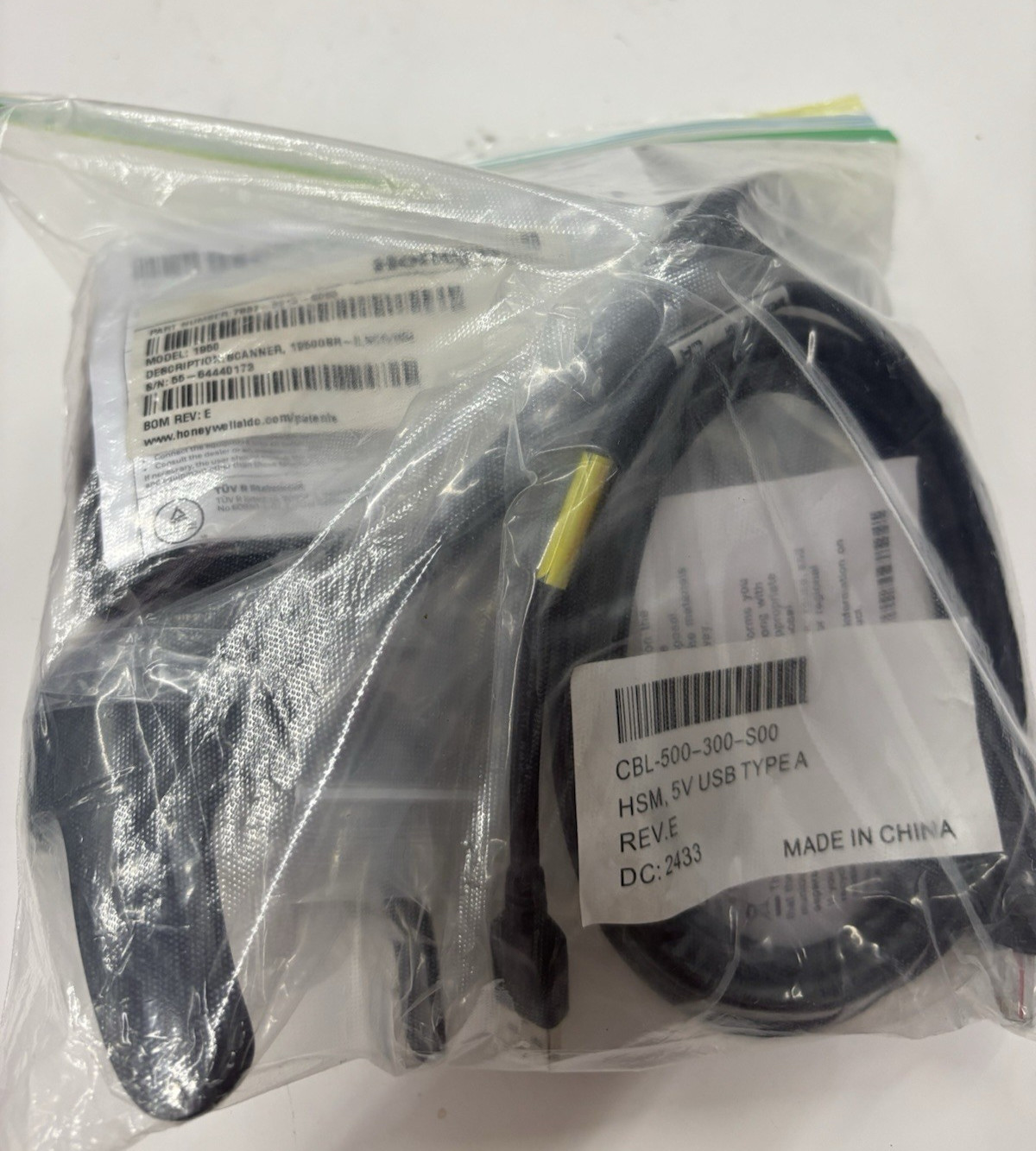 Honeywell NCR Xenon XP 1950g General Duty Scanner w/ Cord & Screw-Down Stand