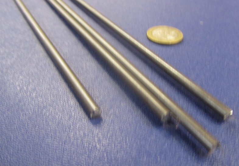 4140 Alloy Steel CF Rod, 3/16″ Diameter -.003″ x 3 Ft Length, 4 Units