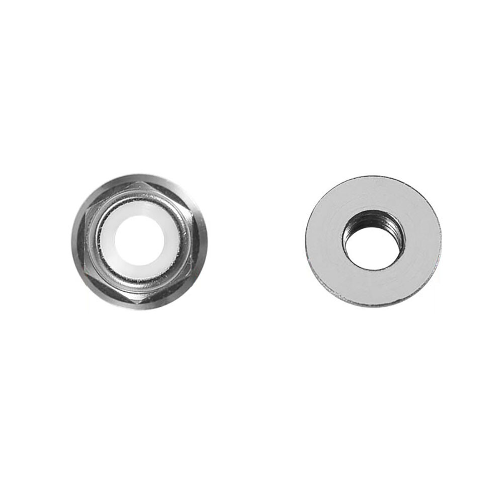 M2 M3 M4 M5 M6 Flanged Nyloc Nuts Nylock Lock Nylon Nut Aluminum Alloy Colourful