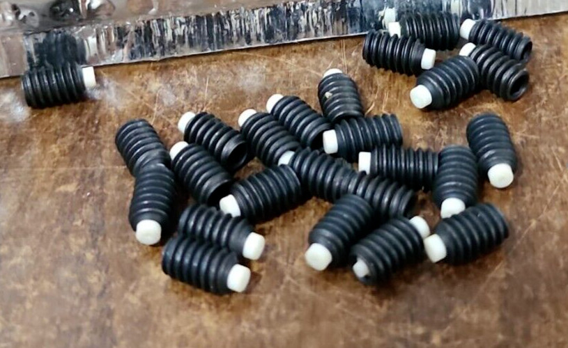 NT-1420-375-AS 1/4-20 X 3/8” NYLON TIP SOFT ~ 25 Pieces