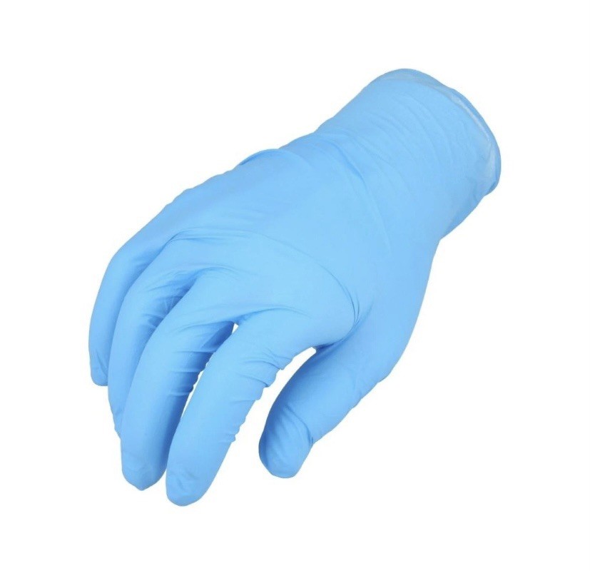 400-Nitrile Disposable Gloves 5 mil Powder-Free Textured Grip Non-Sterile Large