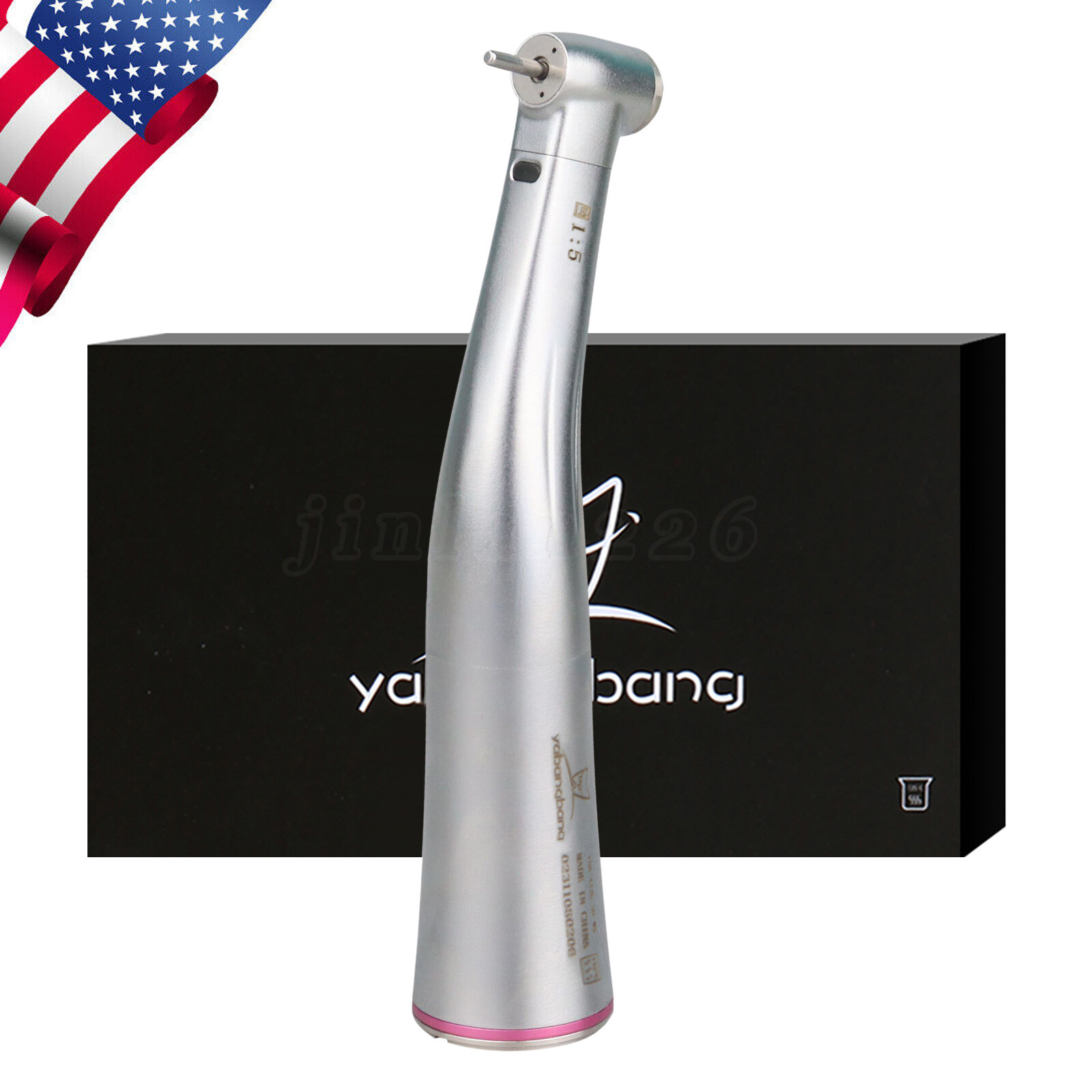 Dental 1:5 increasing Contra Angle Ceramic Bearing Push Button Handpiece