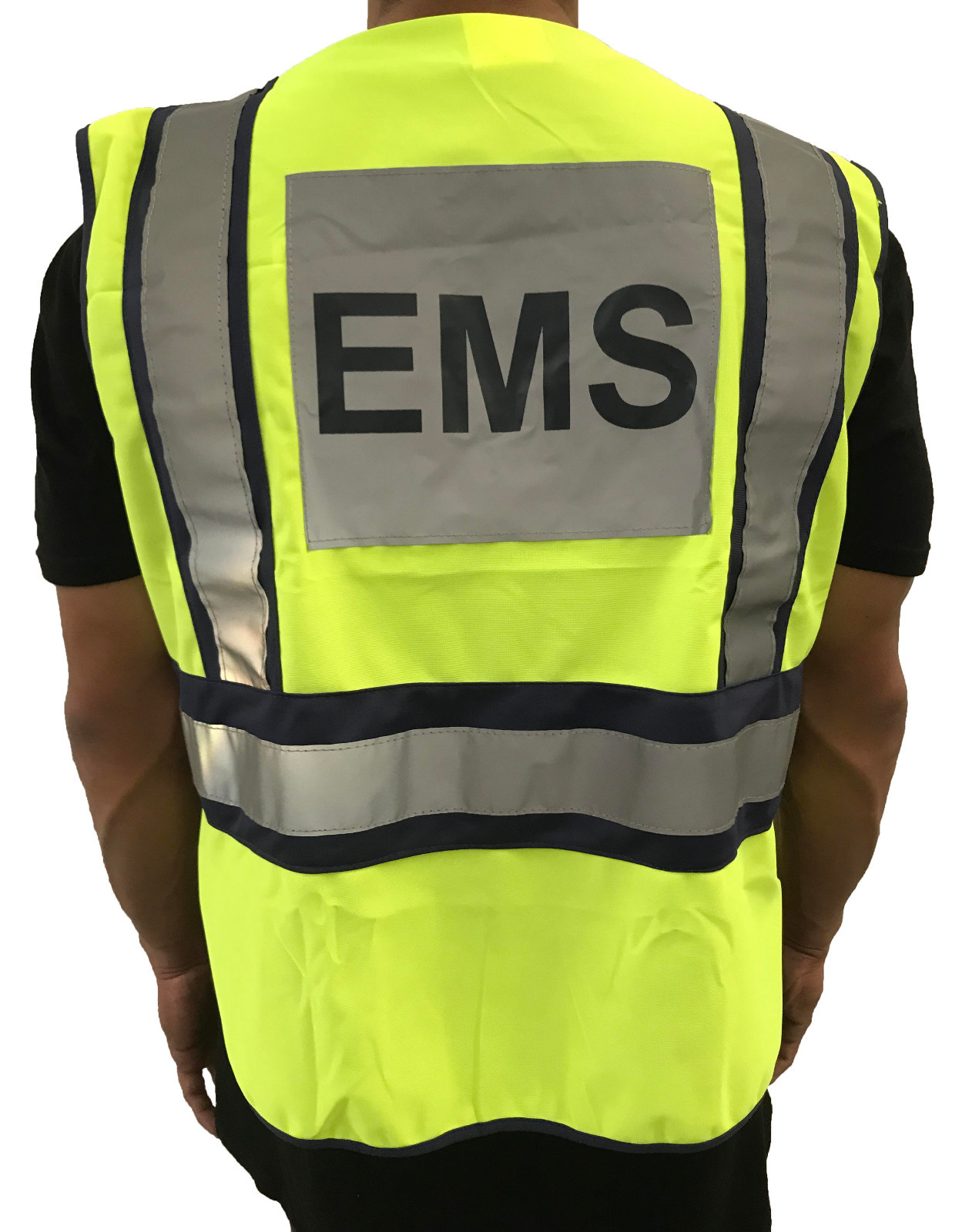LINE2design Safety Vest – High visibility ANSI Polyester Fabric EMS Public Vests