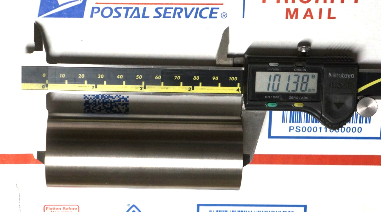 High Quality Grade 5 Ti6Al4V Titanium Round Rod 45mm 1-3/4″ Dia 100mm 4″ Long