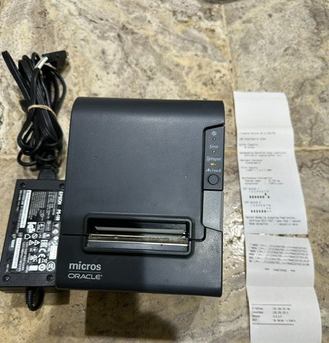 Epson TM-T88v M244A Thermal Receipt Printer, Ethernet USB Auto Cutter