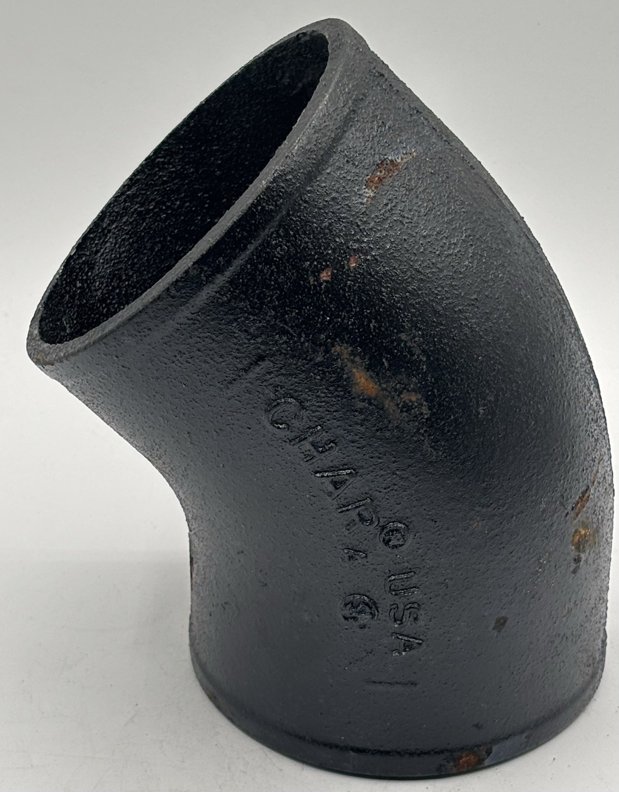 Charlotte 4″ No Hub Cast Iron 45° Elbow