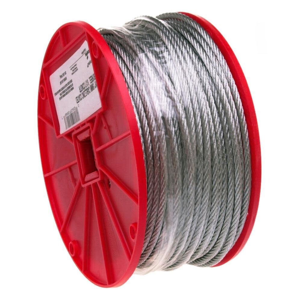 Campbell 3/16 In. x 250 Ft. Galvanized Wire Cable 7000627 Campbell 7000627