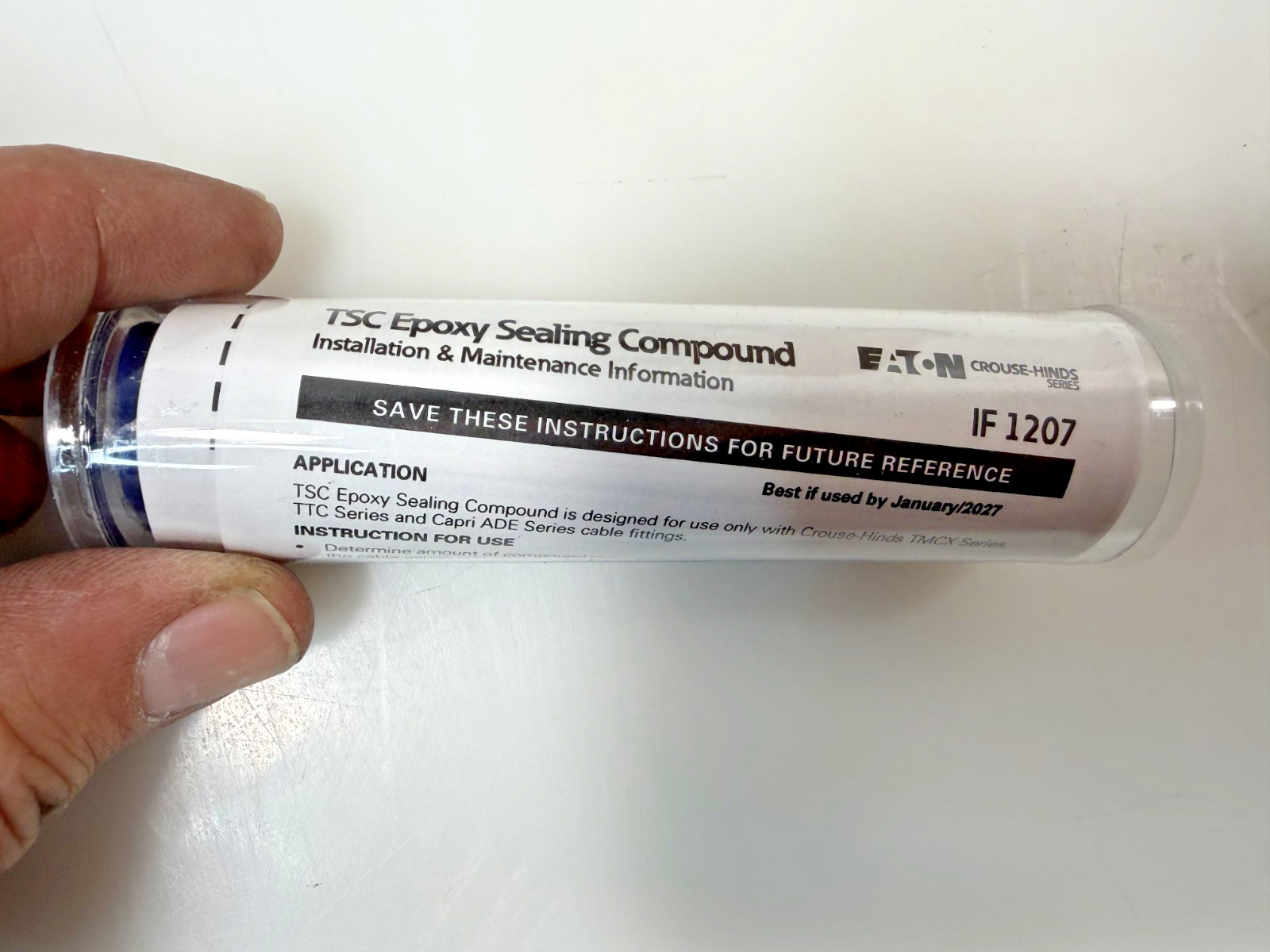 (QTY. 10) EATON Crouse-Hinds TSC1 2OZ Epoxy Sealing Sealer Compound EXP 2027