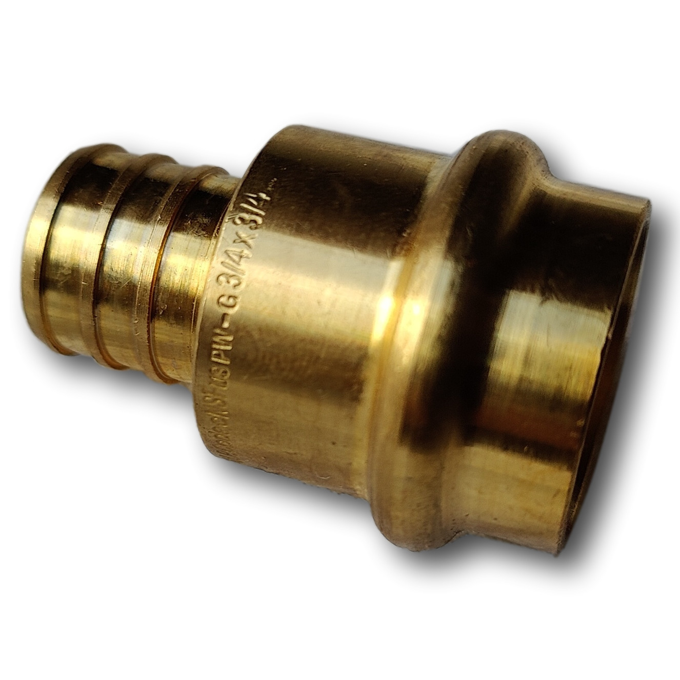 25 Pcs 3/4″ Press x 3/4 Pex Coupling, Replace for 3/4″ Press Fit coupling, Brass