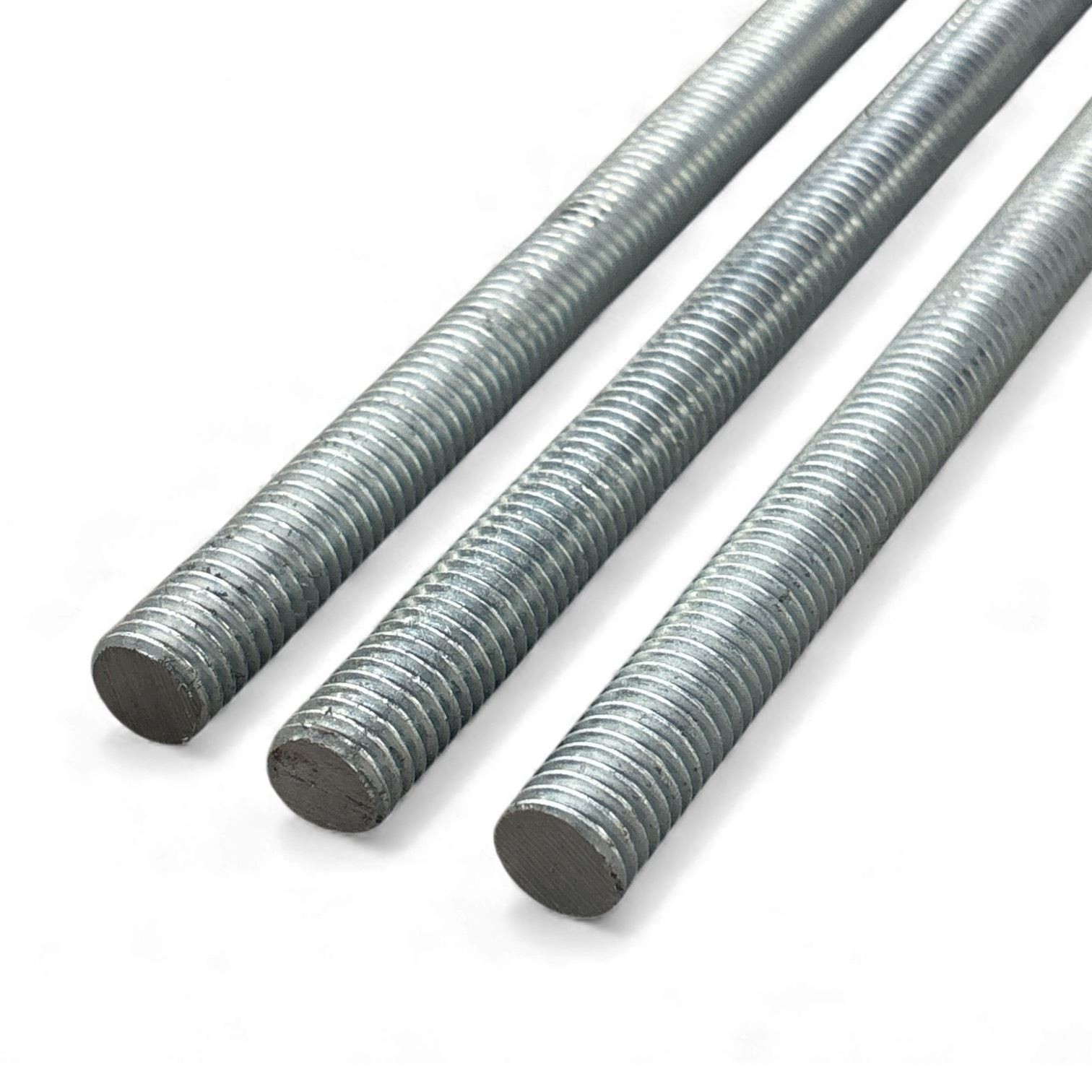 3/8″-16 TPI x 36 inches (3 Pack), Zinc Plated Steel Fully Threaded Rod