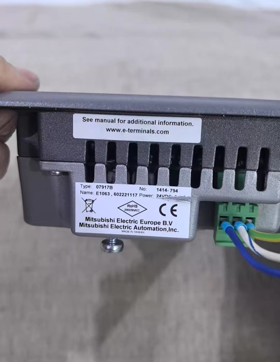 1PCS Used Beijer E1063 07917B touch screen by fedex or DHL