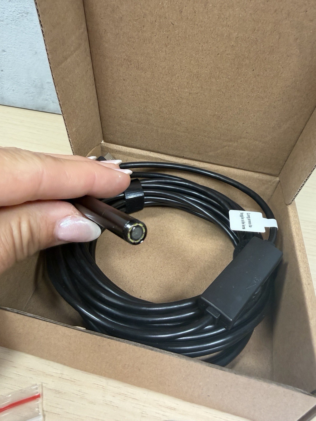 Endoscope Industrial dual Camera Lens 5m Line Length New Photo & Video HD LED