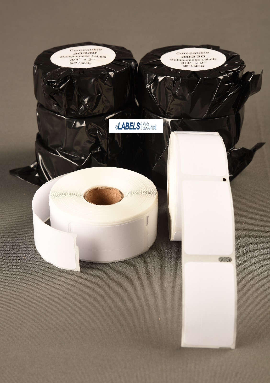 Dymo Compatible 5 Address Rolls Return White 30330 Adhesive 500 Labels Per Roll