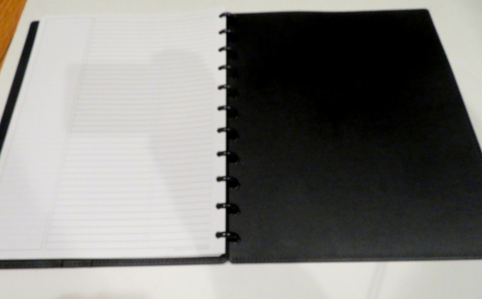 Levenger Circa Annotation Notebook Letter Size Turquoise 3/4” Black Discs NWOT