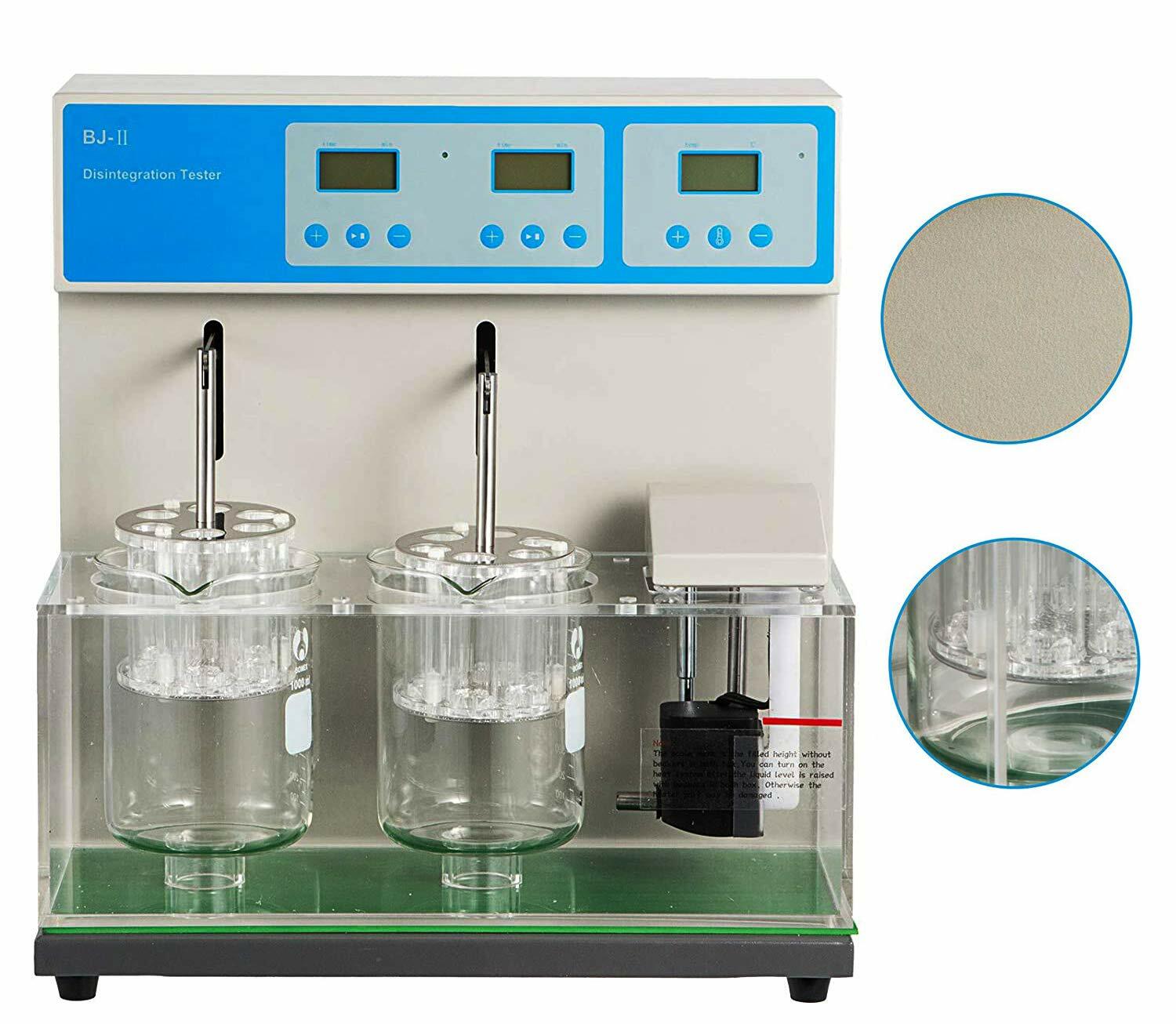 Double Cups Tablet Disintegration Tester testing Machine Lab Equipment 110V 600W