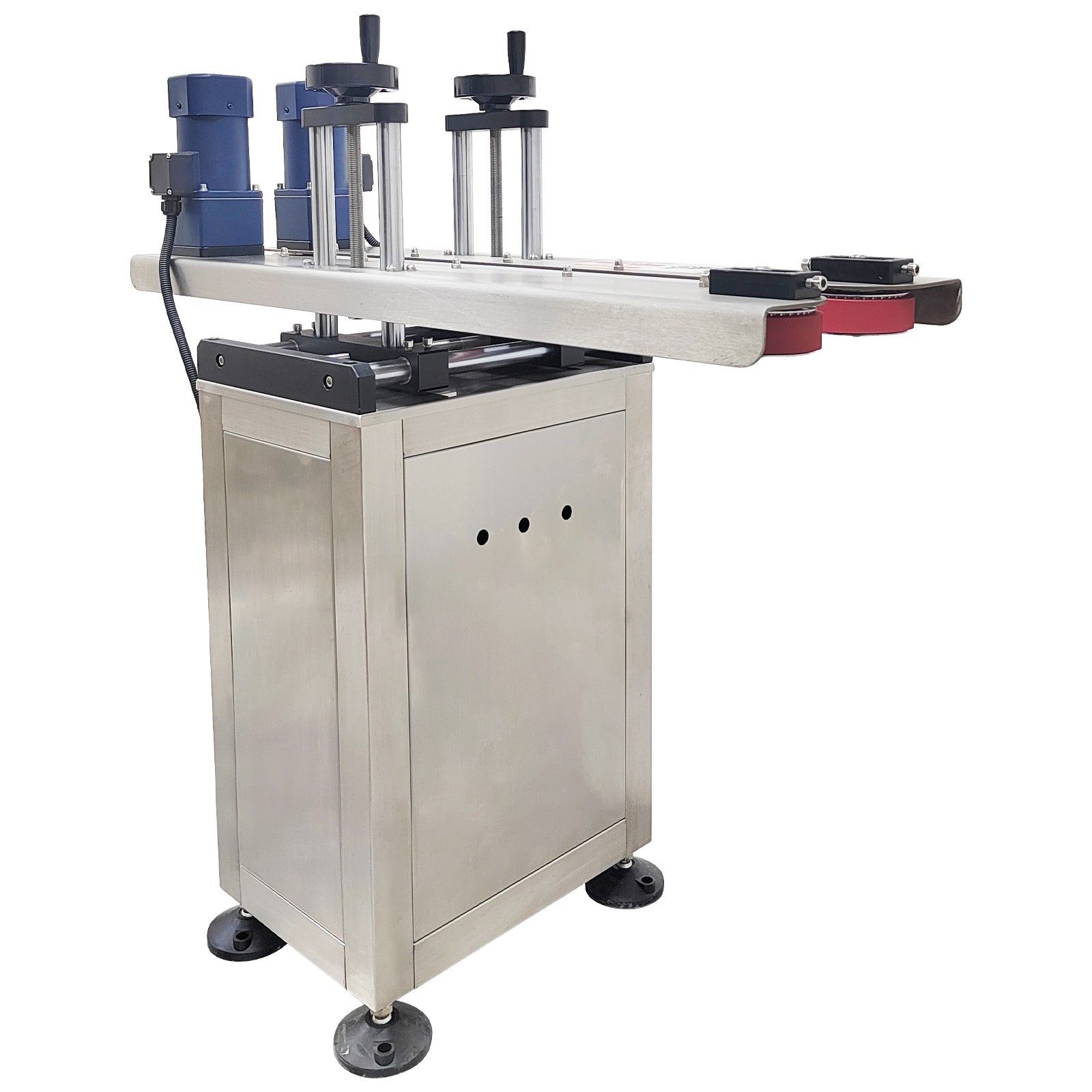 Bottomless Gap Transfer Conveyor Hugger Belt 30.7″-33.8″ Workbench Height 220V