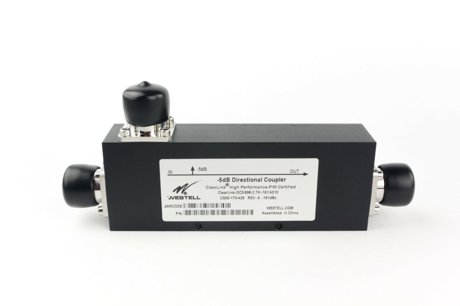 Directional Coupler DC5 698-2700 5DB -161 PIM 4.3-10 connector CS05-173-429