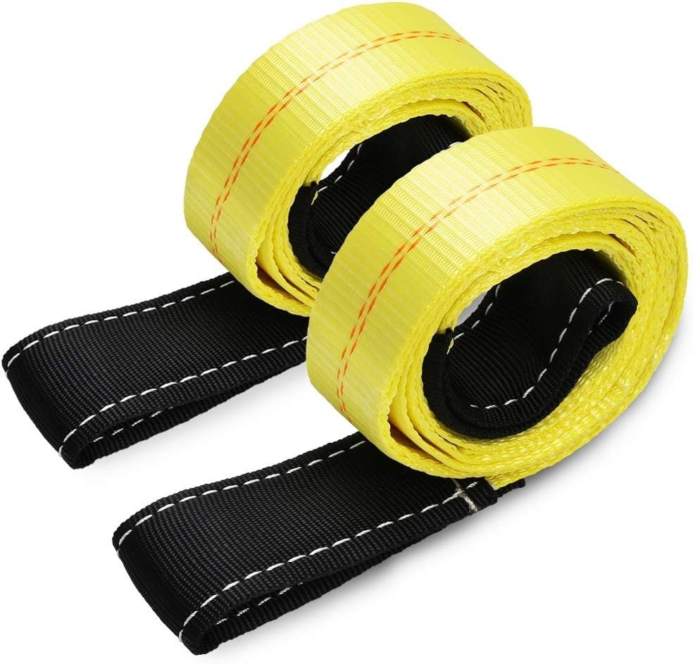 Heavy Duty 6′ Lifting Sling Straps (2 Pack) – 10,000lbs, Lightweight & Flexible