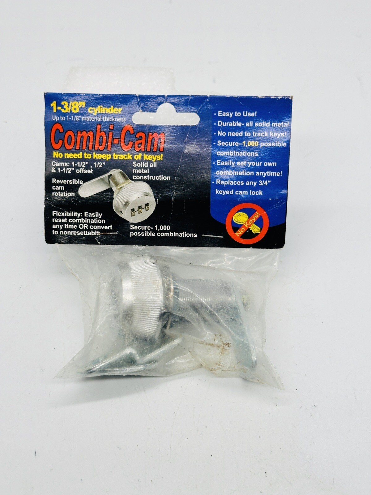 COMBI-CAM L0CK 1 3/8′ CYLINDER 7850R-XL FJM Security Products