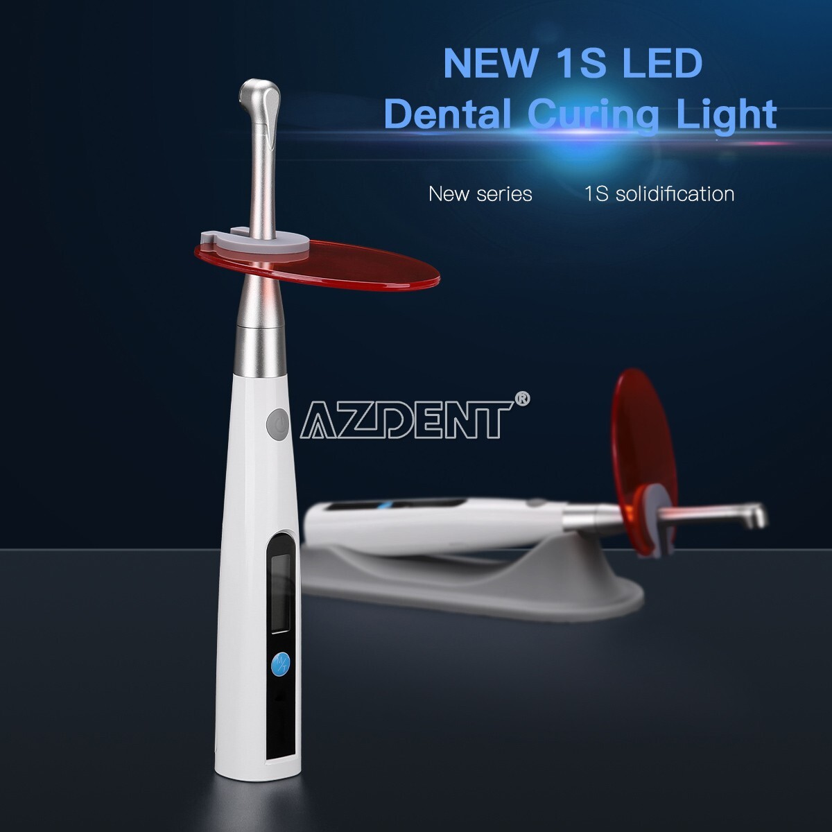 Dental LED Curing Light Lamp 1 Second Solidification 800-1400mw/cm² 440-480nm