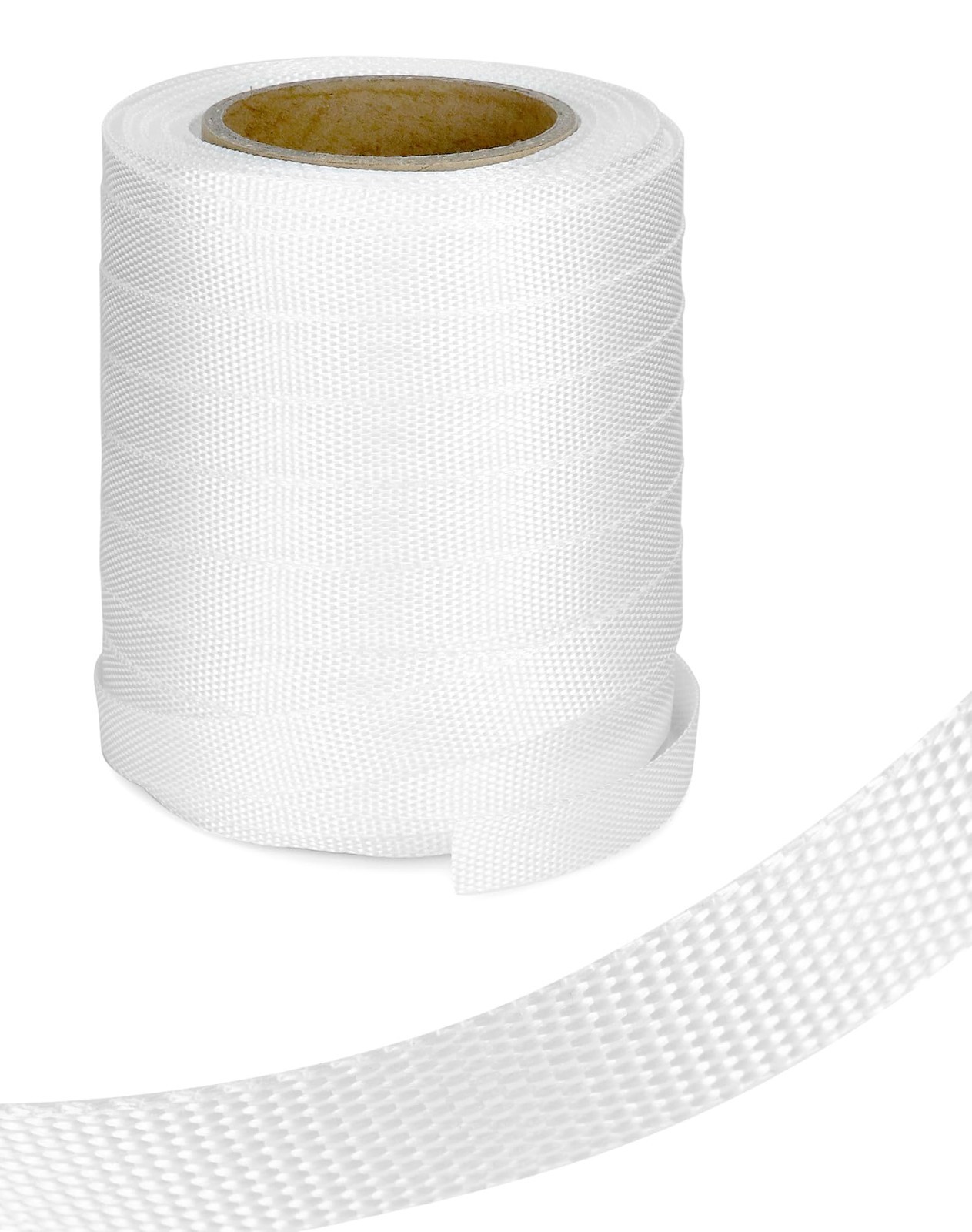3/4″ x 250′ Woven Polyester Cord Strap – Heavy Duty 2400 lb Strength for Bundlin