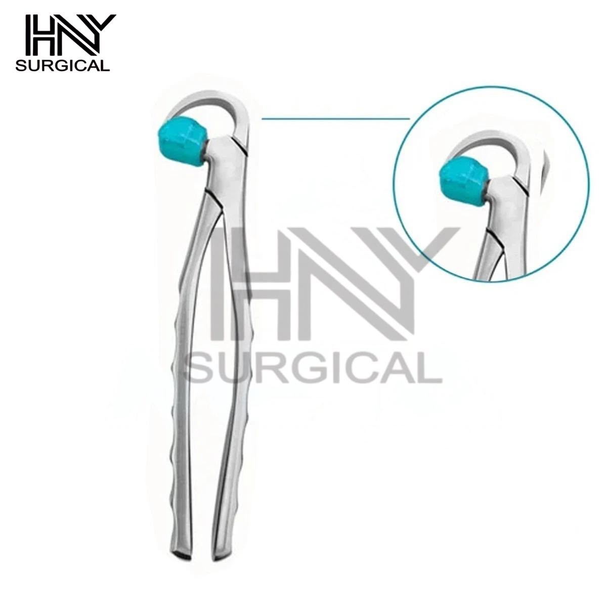 Dental Extraction Physics Forceps Standard Series Set of 4 Pcs with Bumpers
