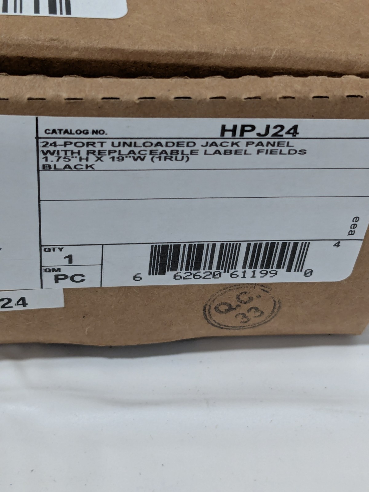 Hubbell Udx-series Shielded Patch Panel 24 Port 1 Rack Units 1.75in. H HPJ24
