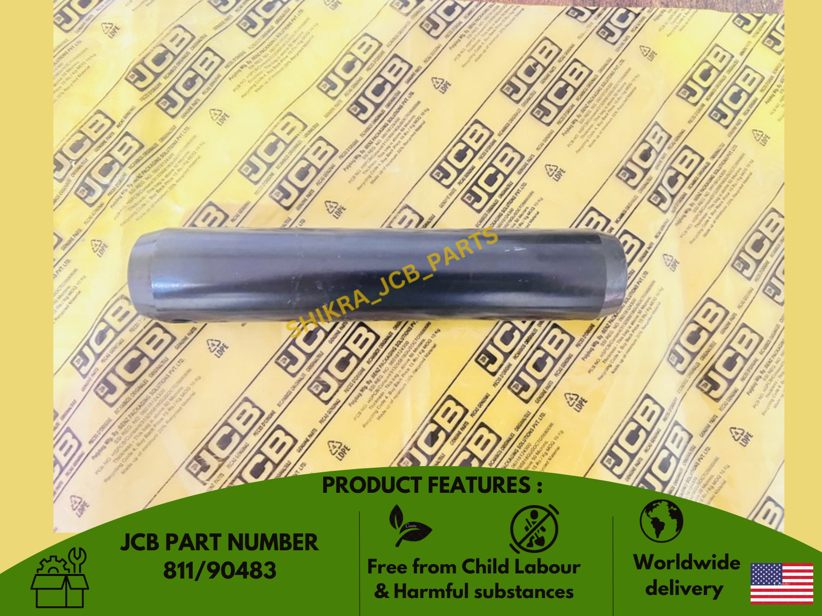 JCB BACKHOE GENUINE – PIVOT PINS, (PART NO. 811/80001 811/90483 811/80009)