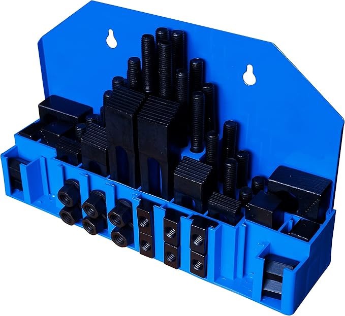 Hold Down Clamp Clamping Set Kit Bridgeport Mill (5/8″ Slot 1/2″ Stud)